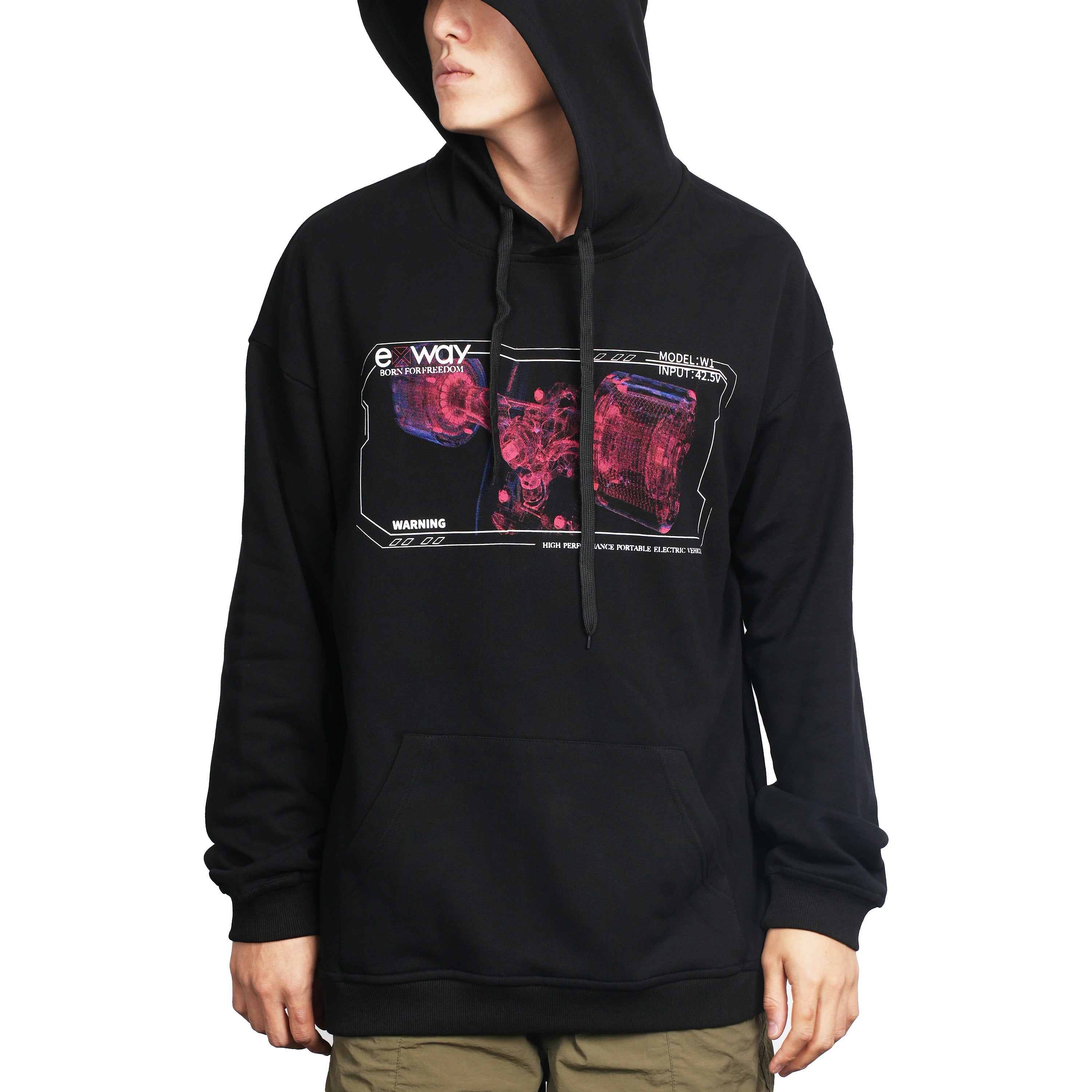 Exway Customized 100% Cotton Hoodie